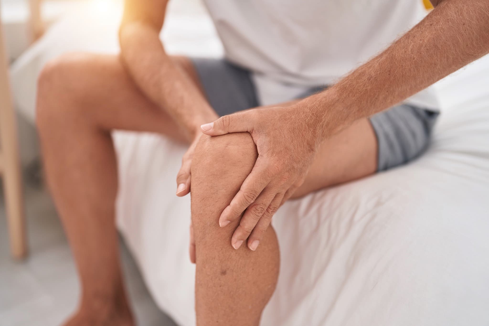 Patient considering Arthrosamid suitability for knee osteoarthritis